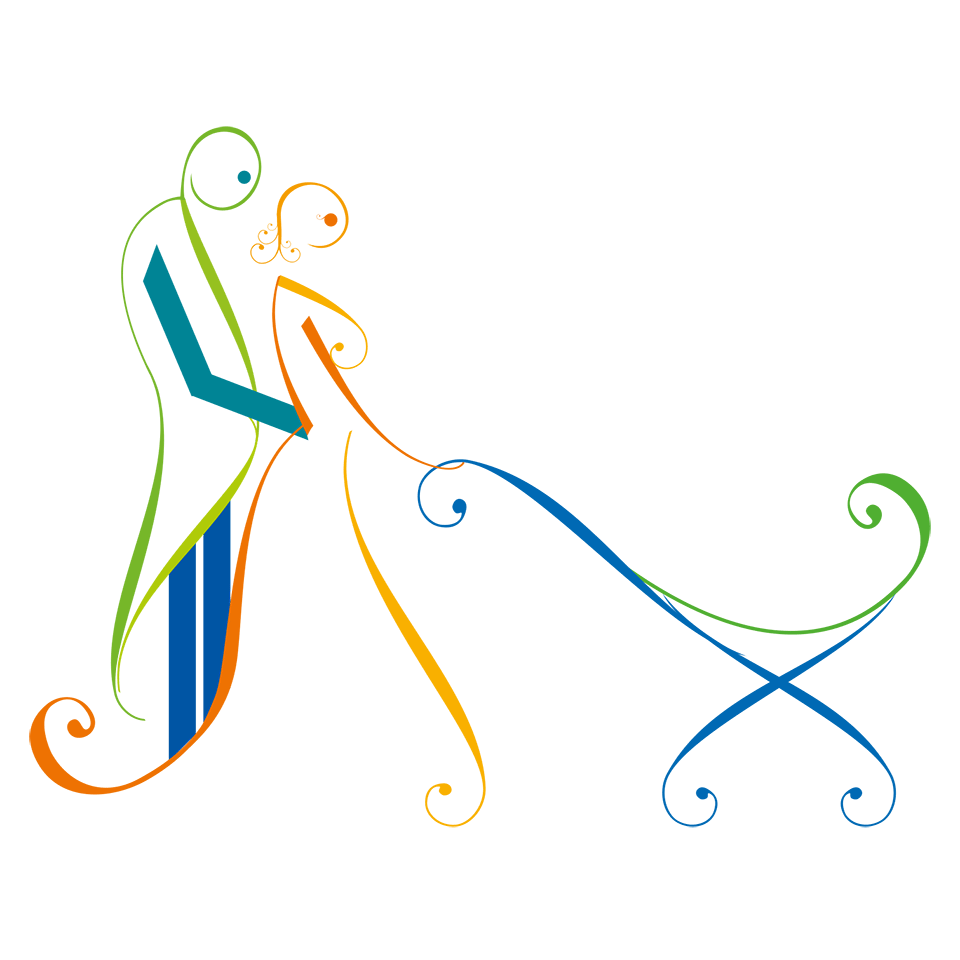 Détail du couple se promenant avec une poussette