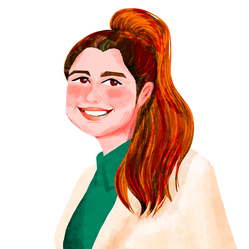 Portrait d'une jeune femme scientifique